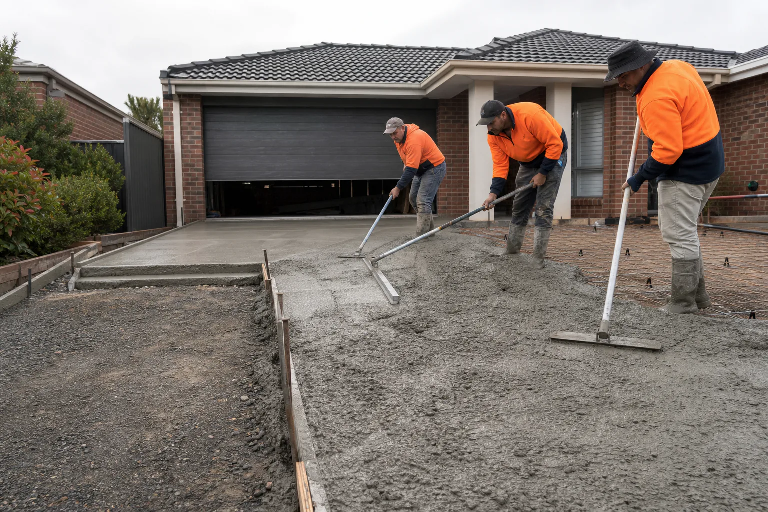 Concrete project preparation and placement